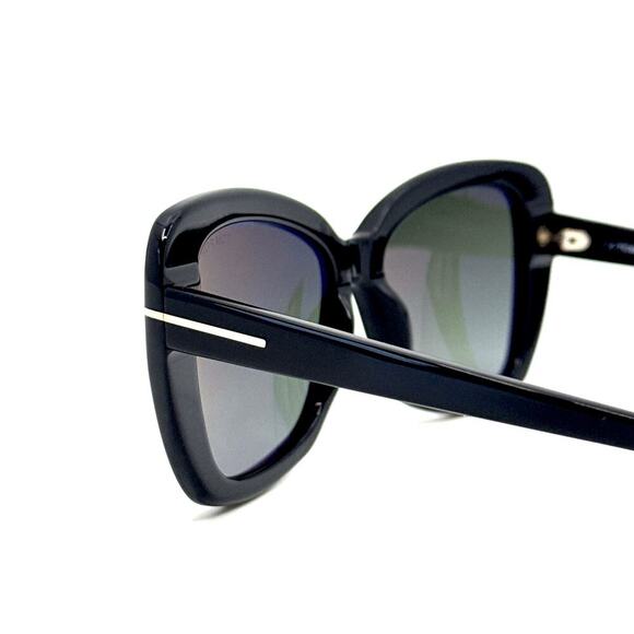 New, TOM FORD Maeve Sunglasses TF1008 01B Authentic - Picture 8 of 13